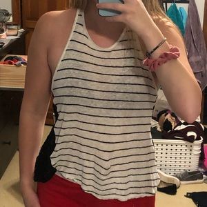 Urban Outfitters BGD Black and White Tank Top